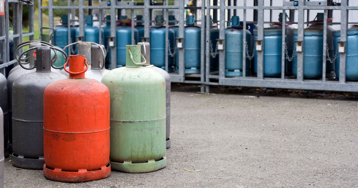bouteilles de gaz