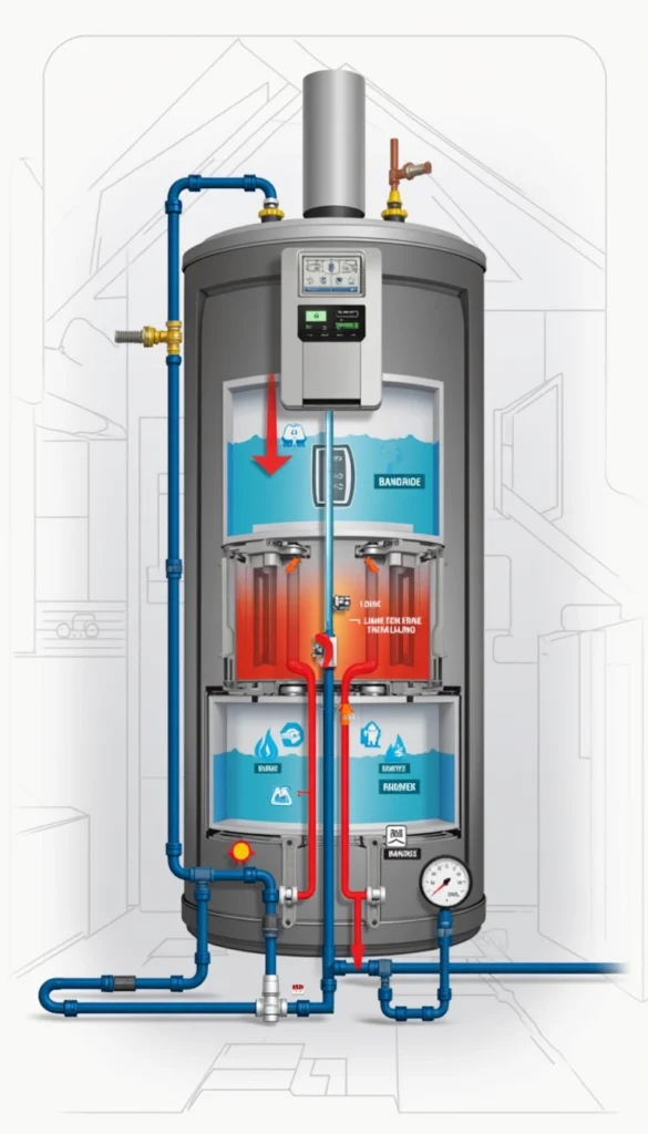 schéma ballon d’eau chaude